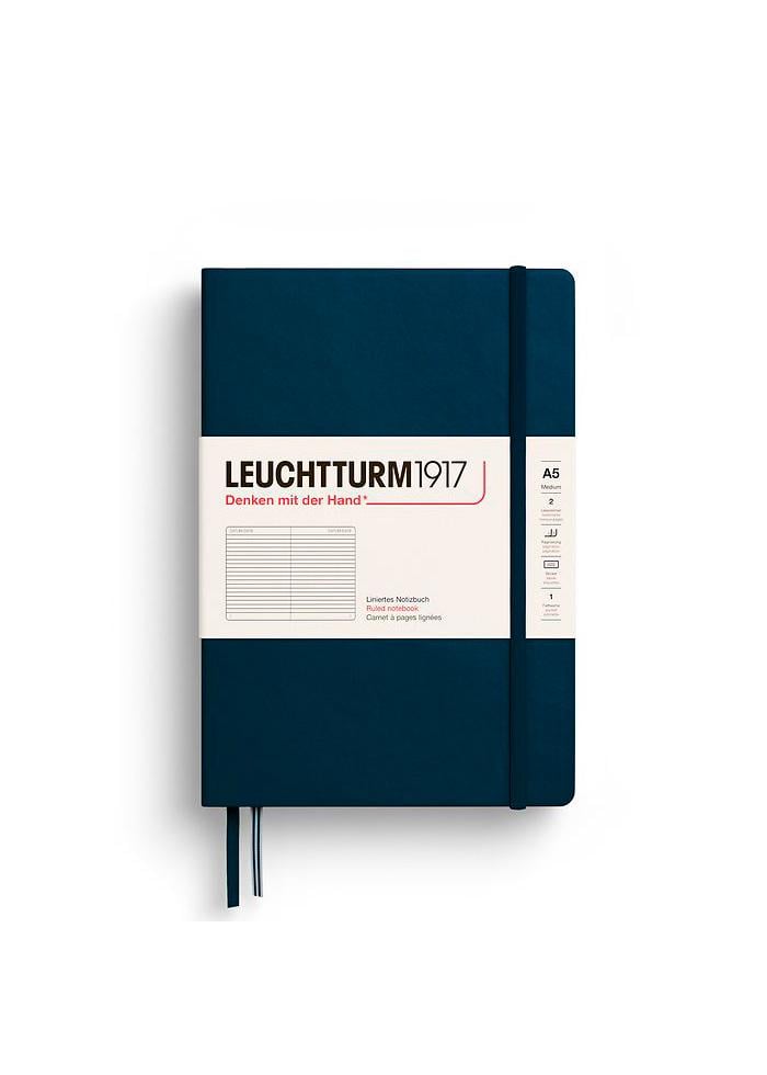 Блокнот Leuchtturm1917 средний линия Deep Sea (372190)
