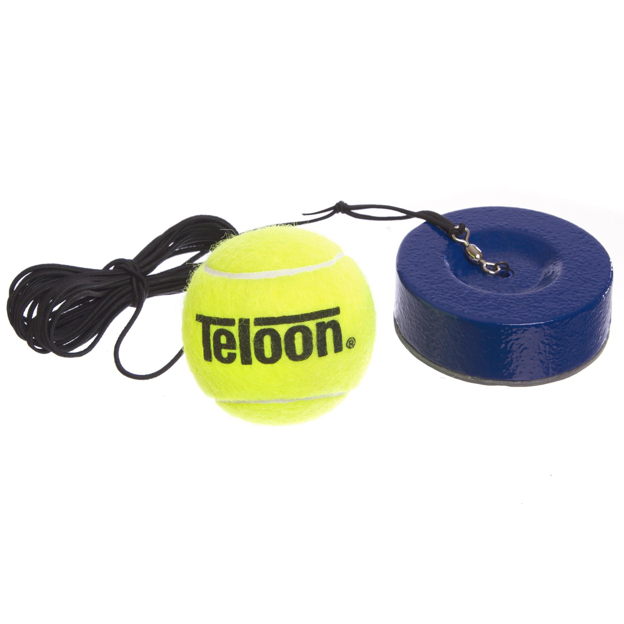 Тренажер для большого тенниса с утяжелителем TELOON TENNIS TRAINER TL801-5-Coach1 Салатово-черный (NA002855)