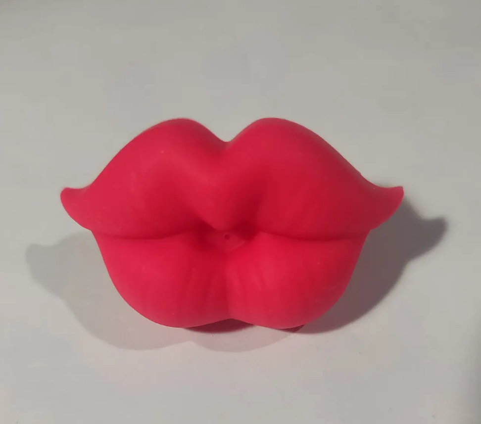 Пустышка-прорезыватель с губками ортодонтическая Ярко-розовый (14-50-1146-ЯР)