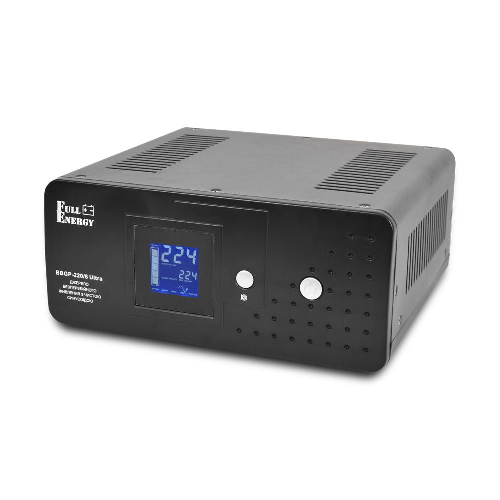 Источник бесперебойного питания Full Energy BBGP-220/8Ultra 800ВА/480Вт 12В с правильной синусоидой (29190627)