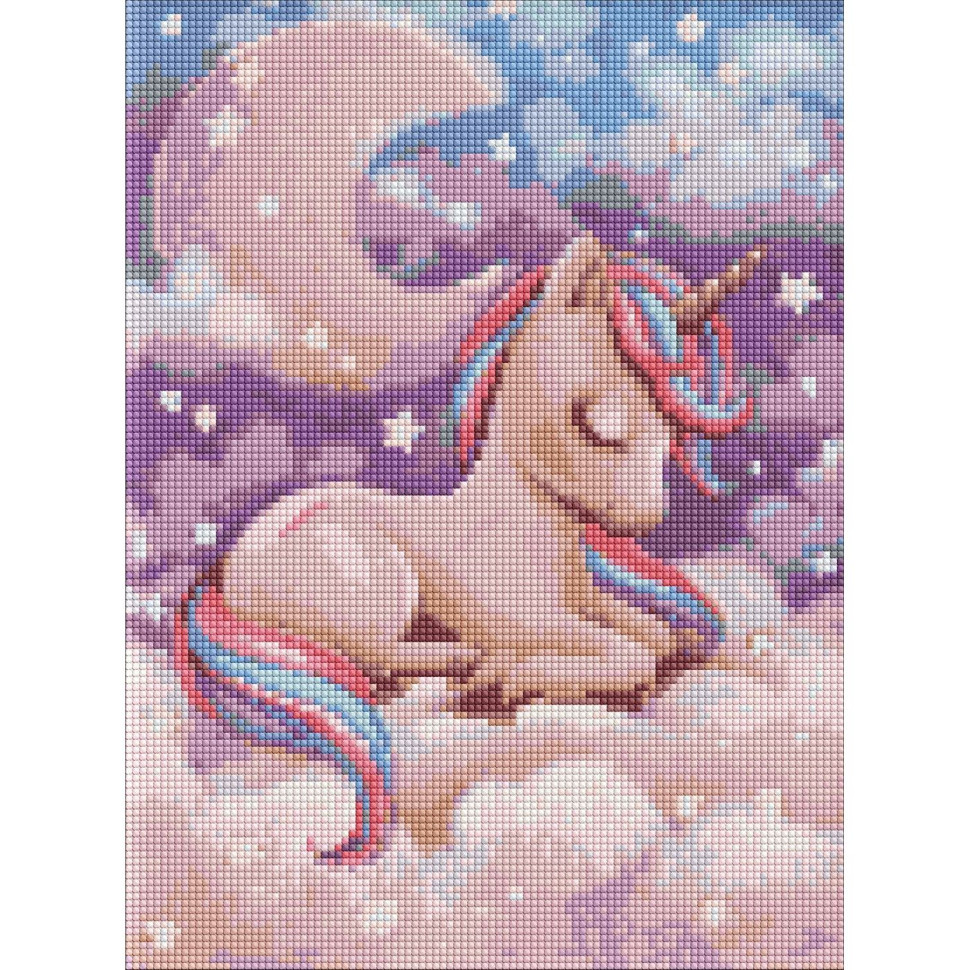 Алмазная мозаика Ideyka Волшебный сон с АВ стразами 30x40 см (AMO7947)