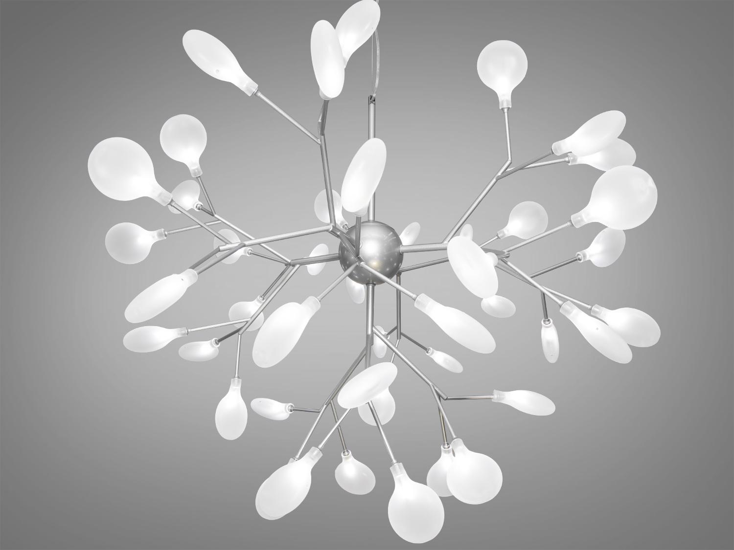 Люстра Светлячок 45 ламп Хром (HXD8048/45CH) - фото 3 Люстра Светлячок 45 ламп Хром (HXD8048/45CH) - фото 3