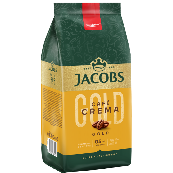 Кофе Jacobs Crema Intenso зерновой 1 кг