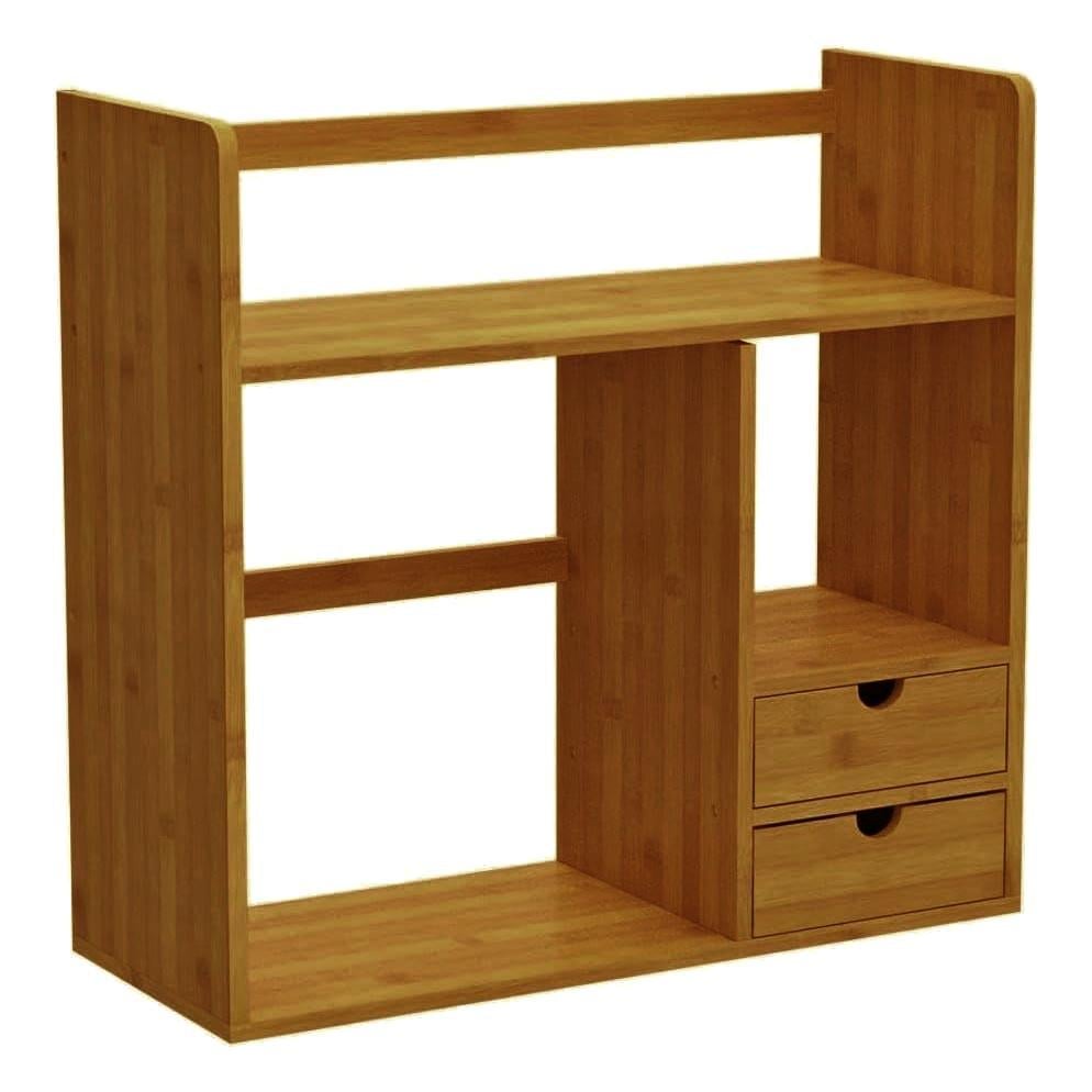 Полка-надстройка настольная из дерева Лафорс охра (АКД-010304)