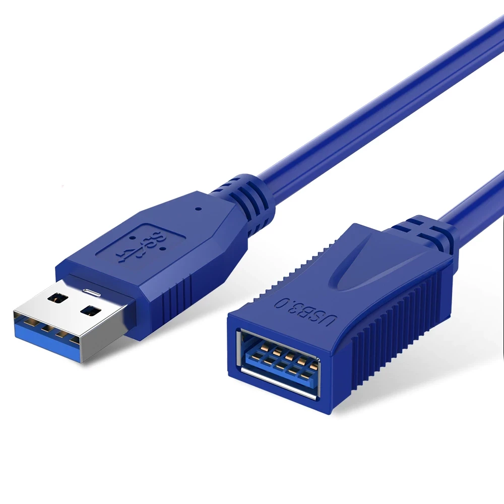 USB кабель-удлинитель Uverbon USB 3,0 AM/AF штекер-разъем 0,3 м Blue (DN2291T1)