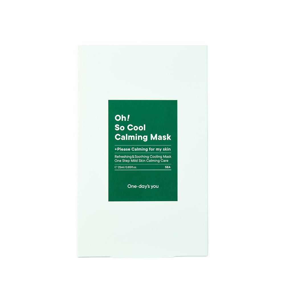 Набір заспокійливих масок для обличчя One-Day's You Oh! So Cool Calming Mask 25 мл 5 шт. (8809452671903)