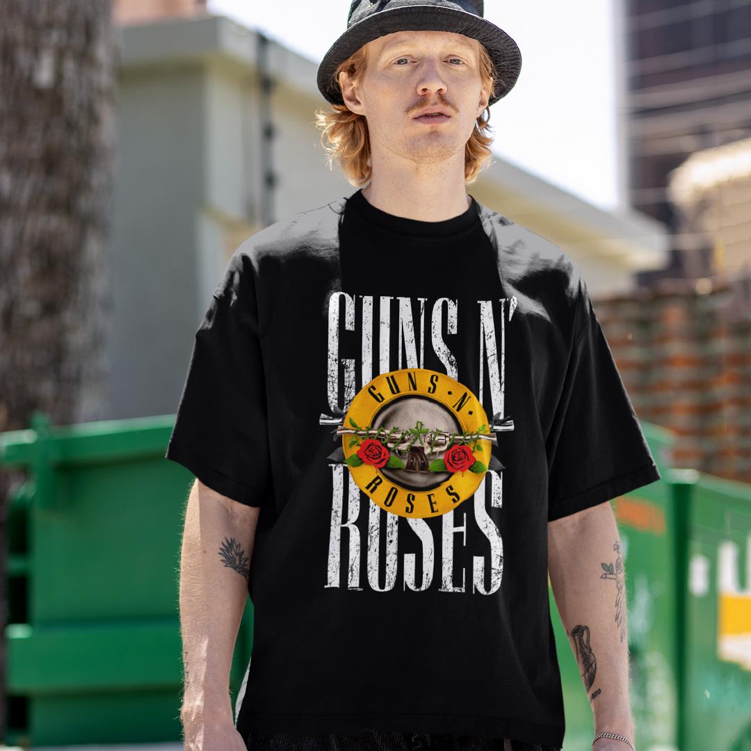 Футболка унисекс Guns N Roses Logo S Черный (0000016330)