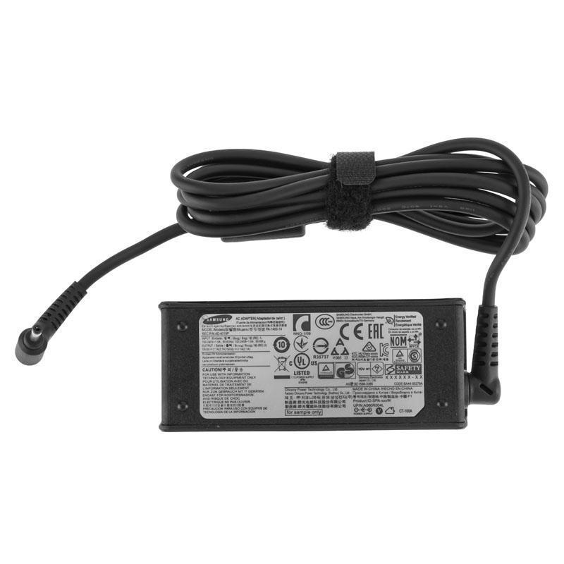 Блок питания для ноутбука Samsung 19V 2,1A 40W 3,0х0,8 мм Black L-образный разъем (20470452)