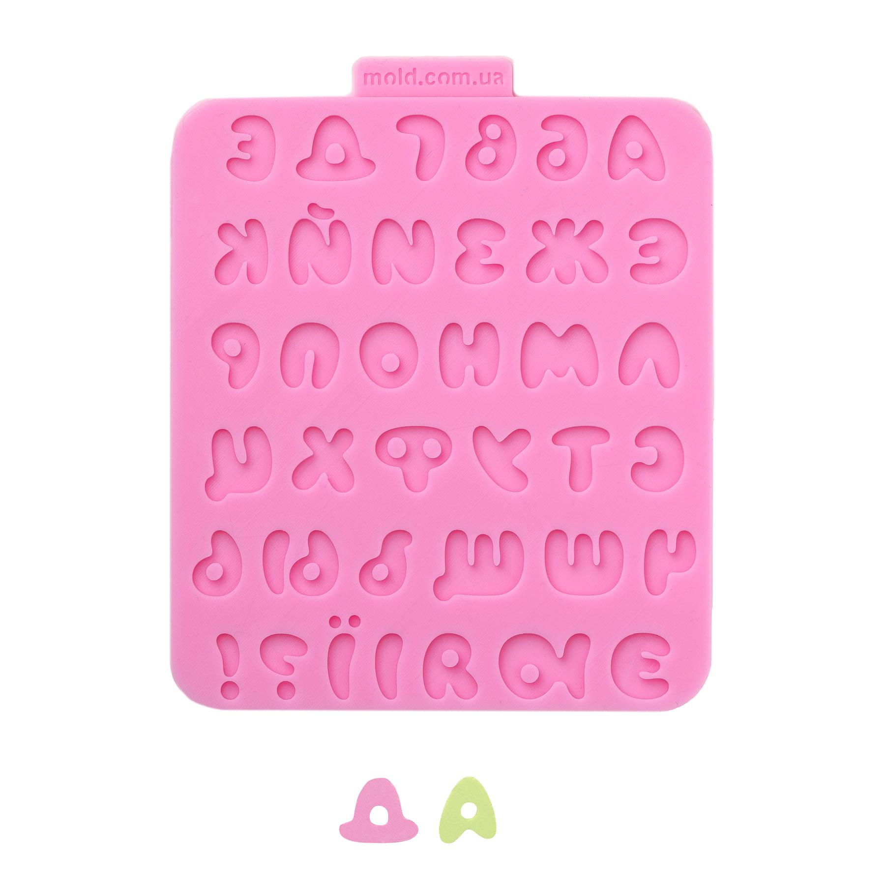 Молд силиконовый Алфавит Украинско-русский (8292)
