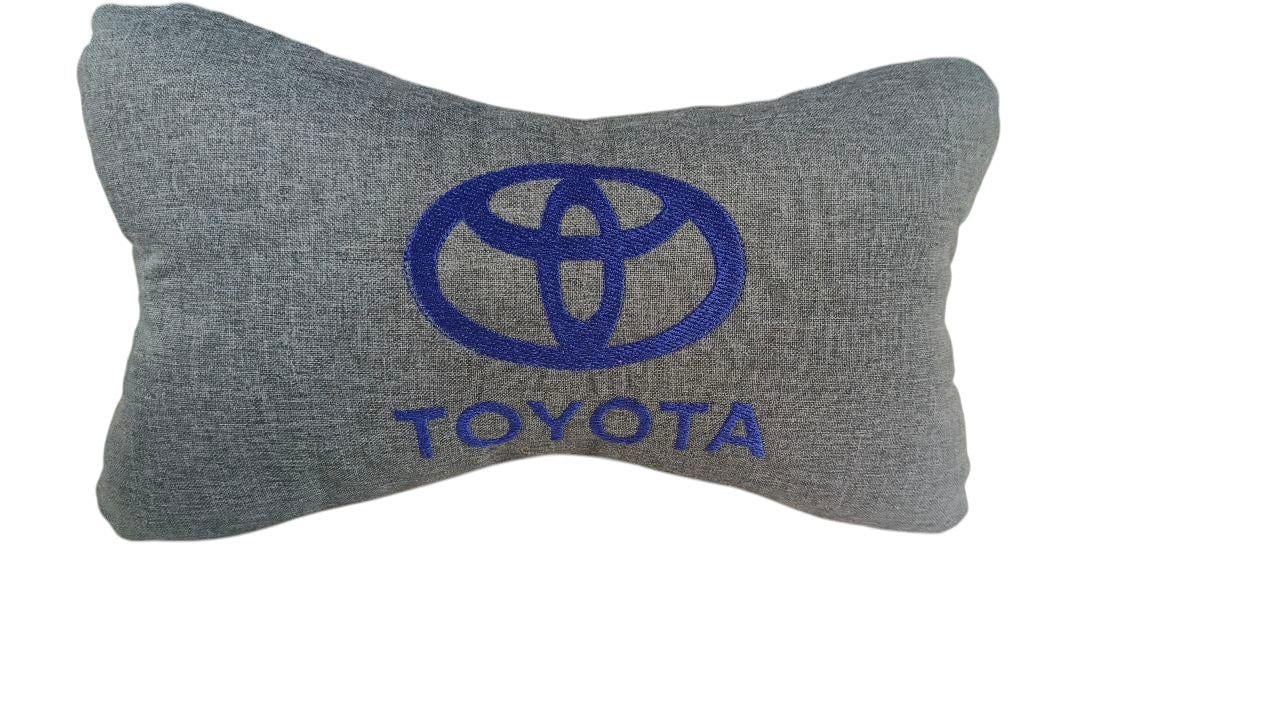Подушка для авто TOYOTA Серый (1903) Подушка для авто TOYOTA Серый (1903)