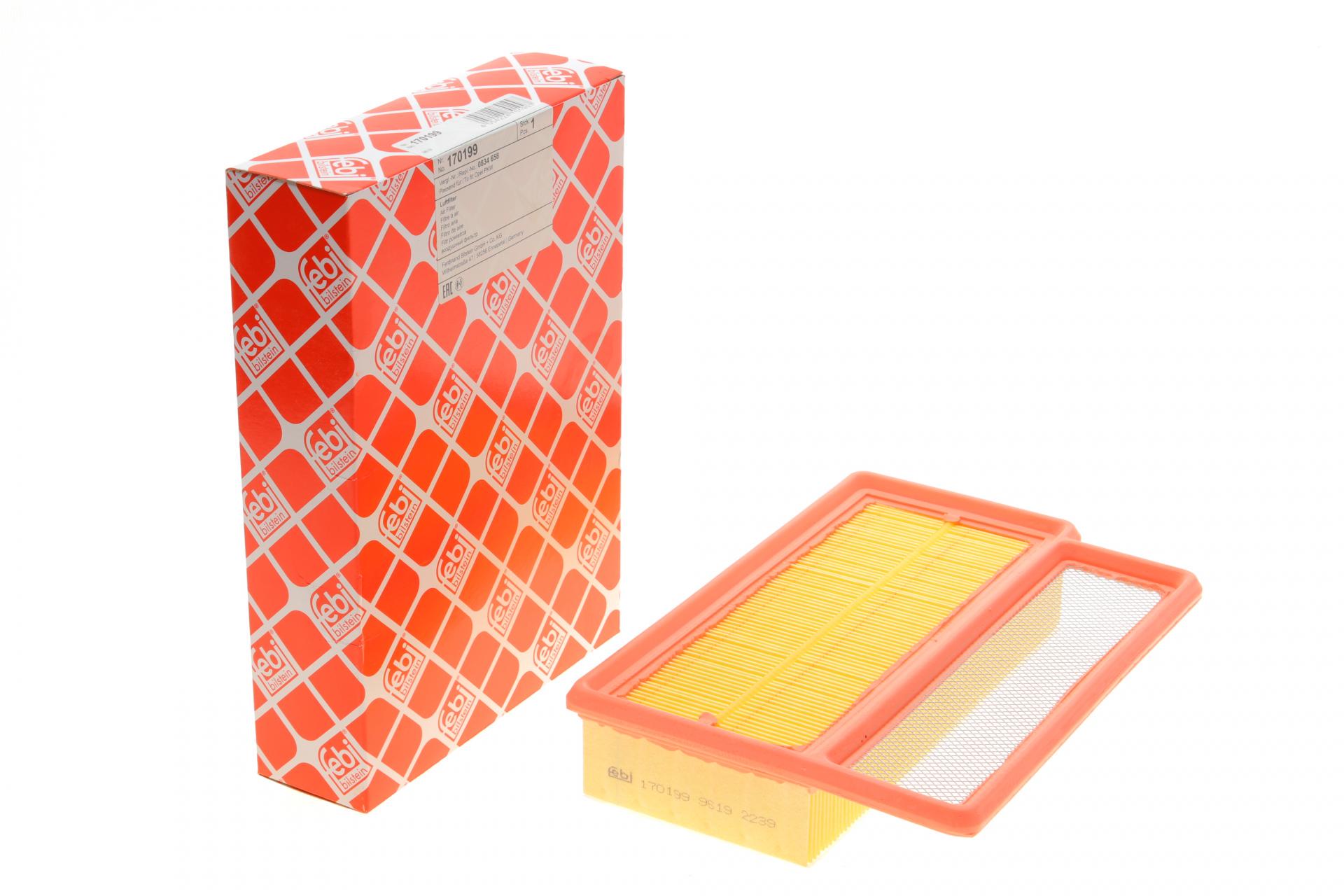 Фильтр воздушный FEBI BILSTEIN для Fiat Doblo 1,4i10-/Opel Combo 1,4i12- (170199)