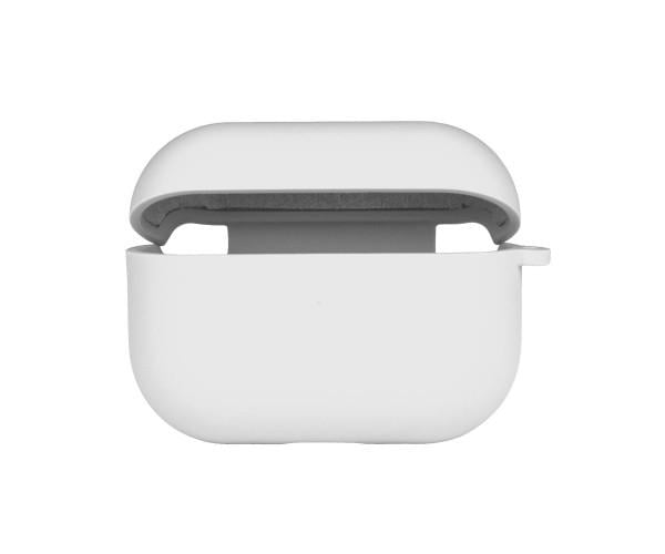 Чехол Silicone Case with microfibra для Airpods Pro 2 White - фото 1