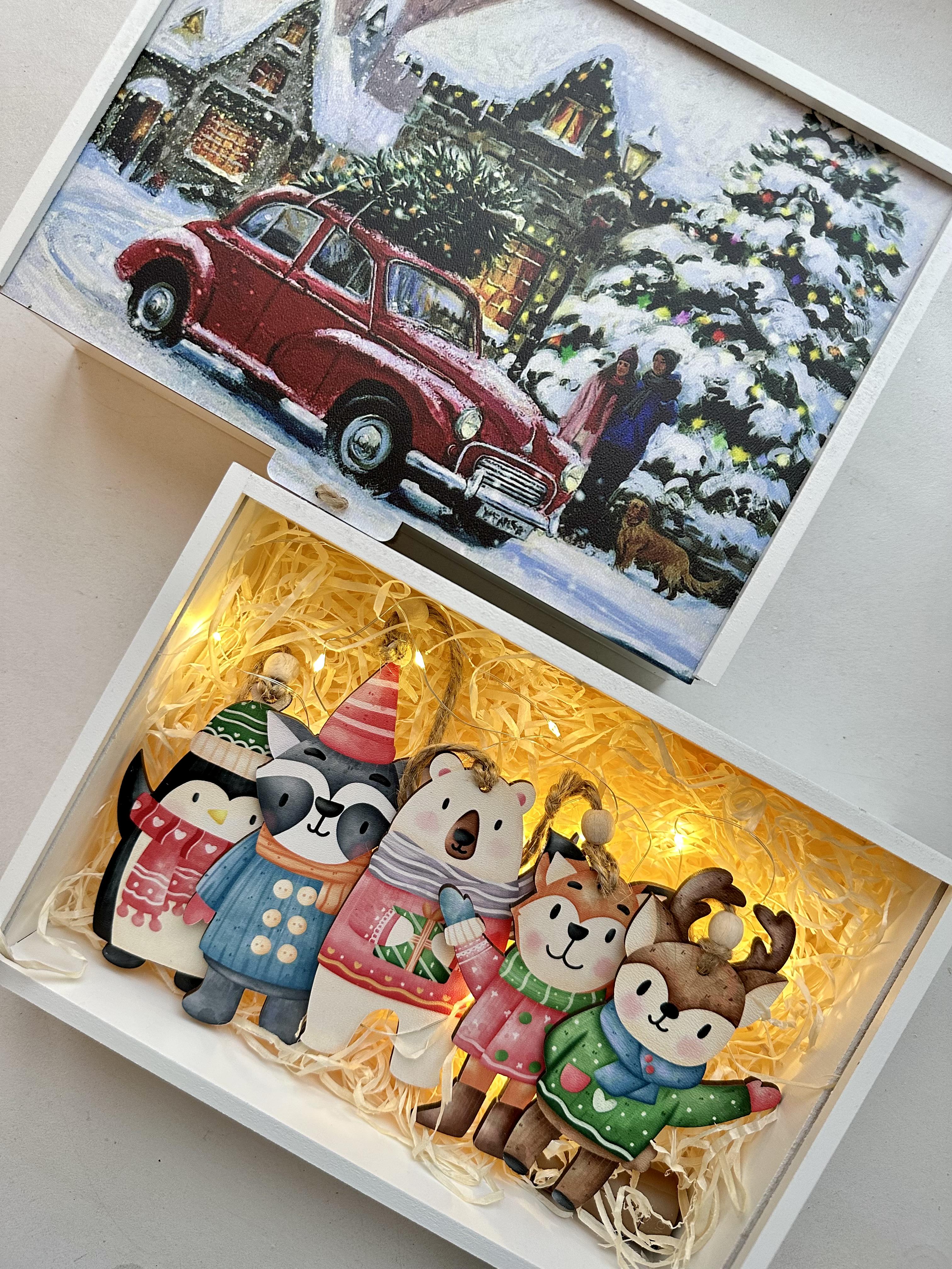 Набір з новорічними іграшками (13530765)