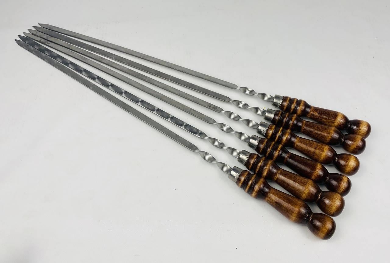 Шампур Кизляр с деревянной ручкой (18-10-SH-3105)