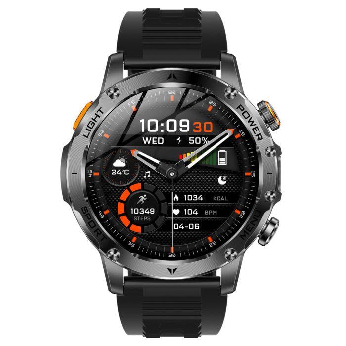 Смарт-годинник UWatch Smart Power Ultra Black Rubber (2053) - фото 2 Смарт-годинник UWatch Smart Power Ultra Black Rubber (2053) - фото 2