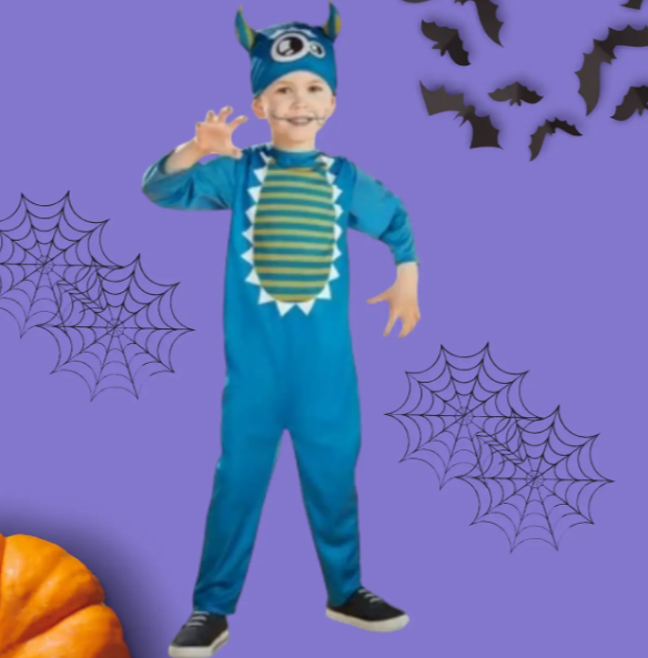 Костюм на Хэллоуин для мальчика Монстр 2-4 Синий (190345-2-4) - фото 2 Костюм на Хэллоуин для мальчика Монстр 2-4 Синий (190345-2-4) - фото 2