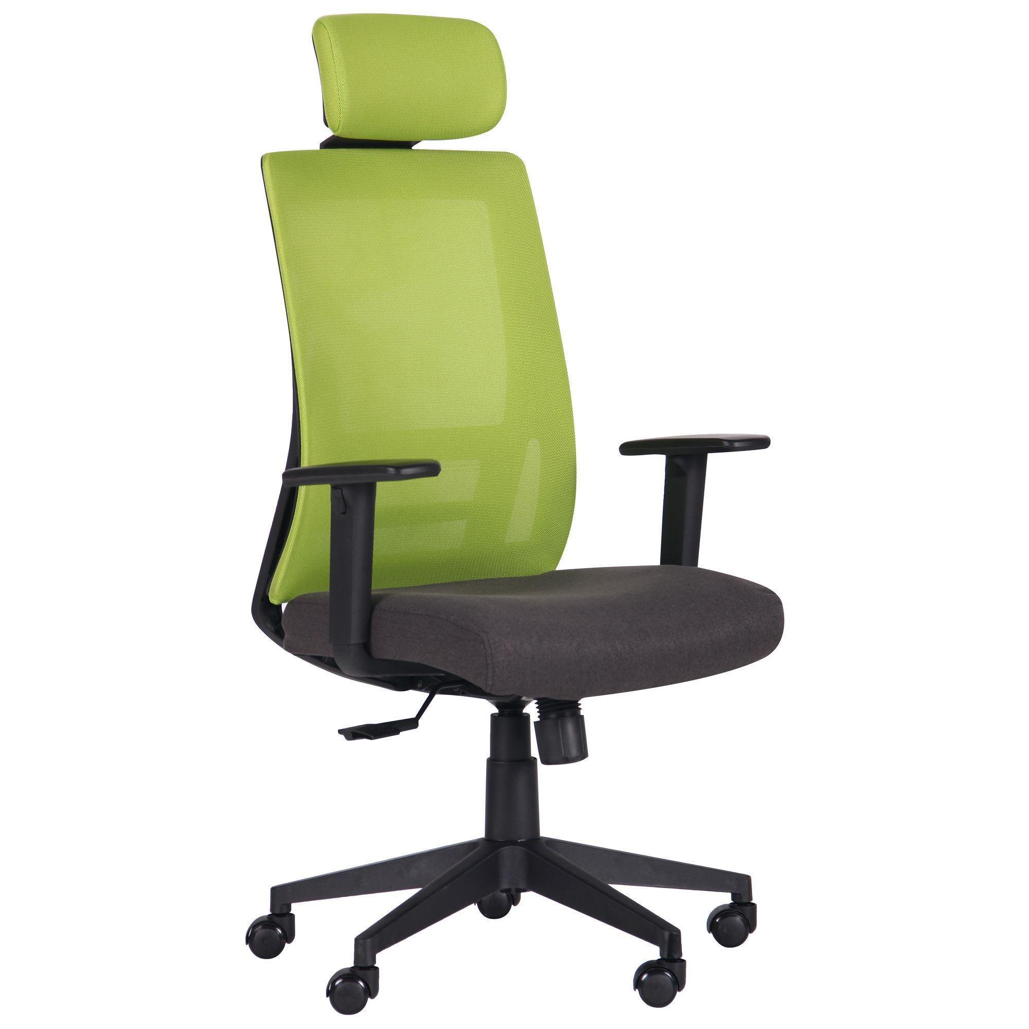 ​​​​​​​Кресло компьютерное AMF Scrum 1180+100х640х630 Черный/Лайм