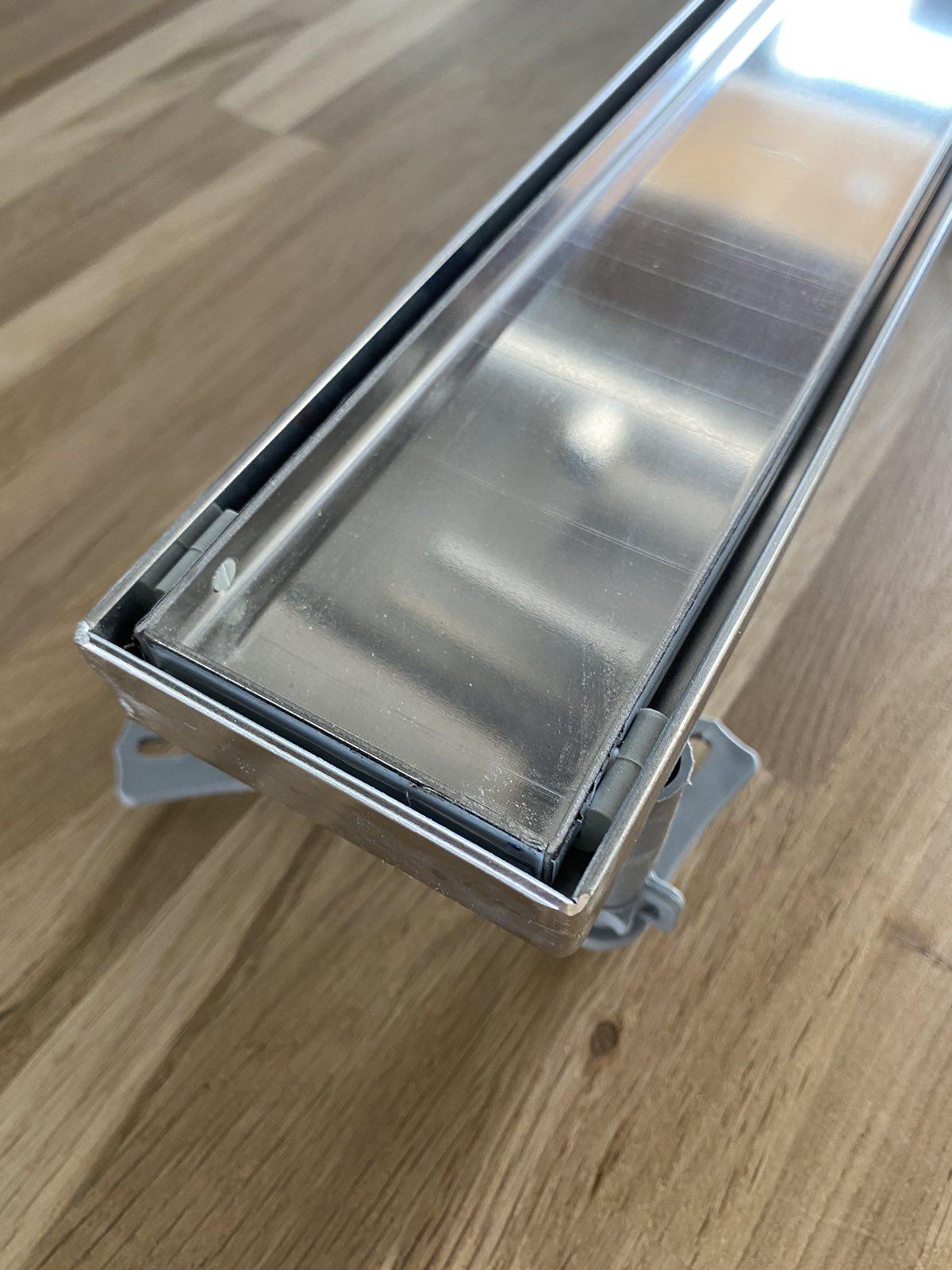 Трап лінійний MAXIFLOW Сlassik scala 80 cм з решіткою Плитка (4014.0Y050K.080) - фото 8