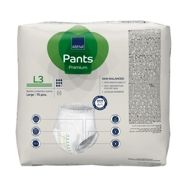 Підгузки-трусики для дорослих ABENA Pants Premium L3 2400 мл - фото 5