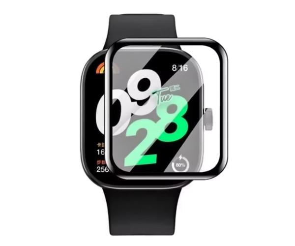 Стекло противоударное защитное SoftGlass Full Cover P ммA для Xiaomi Redmi Watch 4 Black