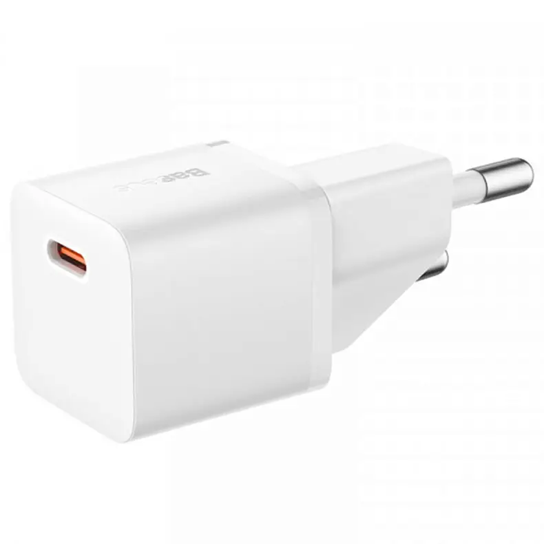 Устройство сетевое зарядное BASEUS GaN5 Fast Charger mini 1Type-C EU P10110909213-00 25W White - фото 3