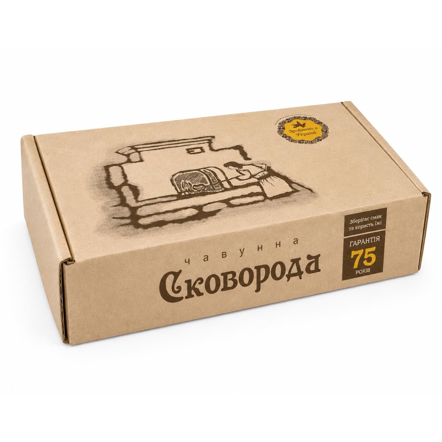 Сковорода чавунна млинцева Maysternya з дерев'яною ручкою Ø 22 см (88452) - фото 2 Сковорода чавунна млинцева Maysternya з дерев'яною ручкою Ø 22 см (88452) - фото 2