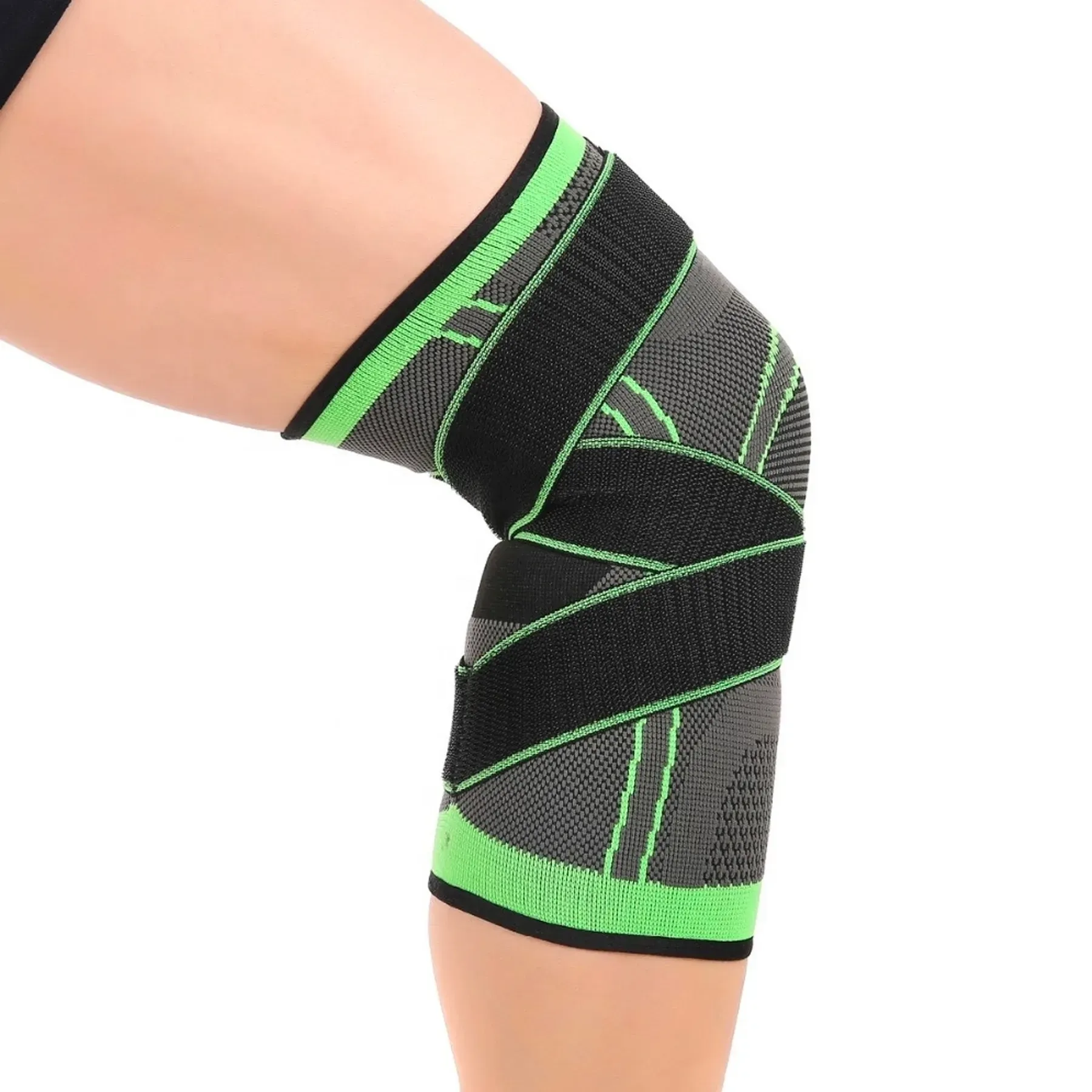 Бандаж колінного суглоба Knee bands еластичний L 1 шт. (30635552) - фото 3