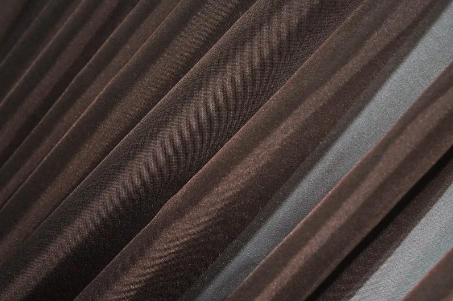 Занавески на кухню с ламбрекеном 200х170 см Венге/Белый (070к) - фото 5