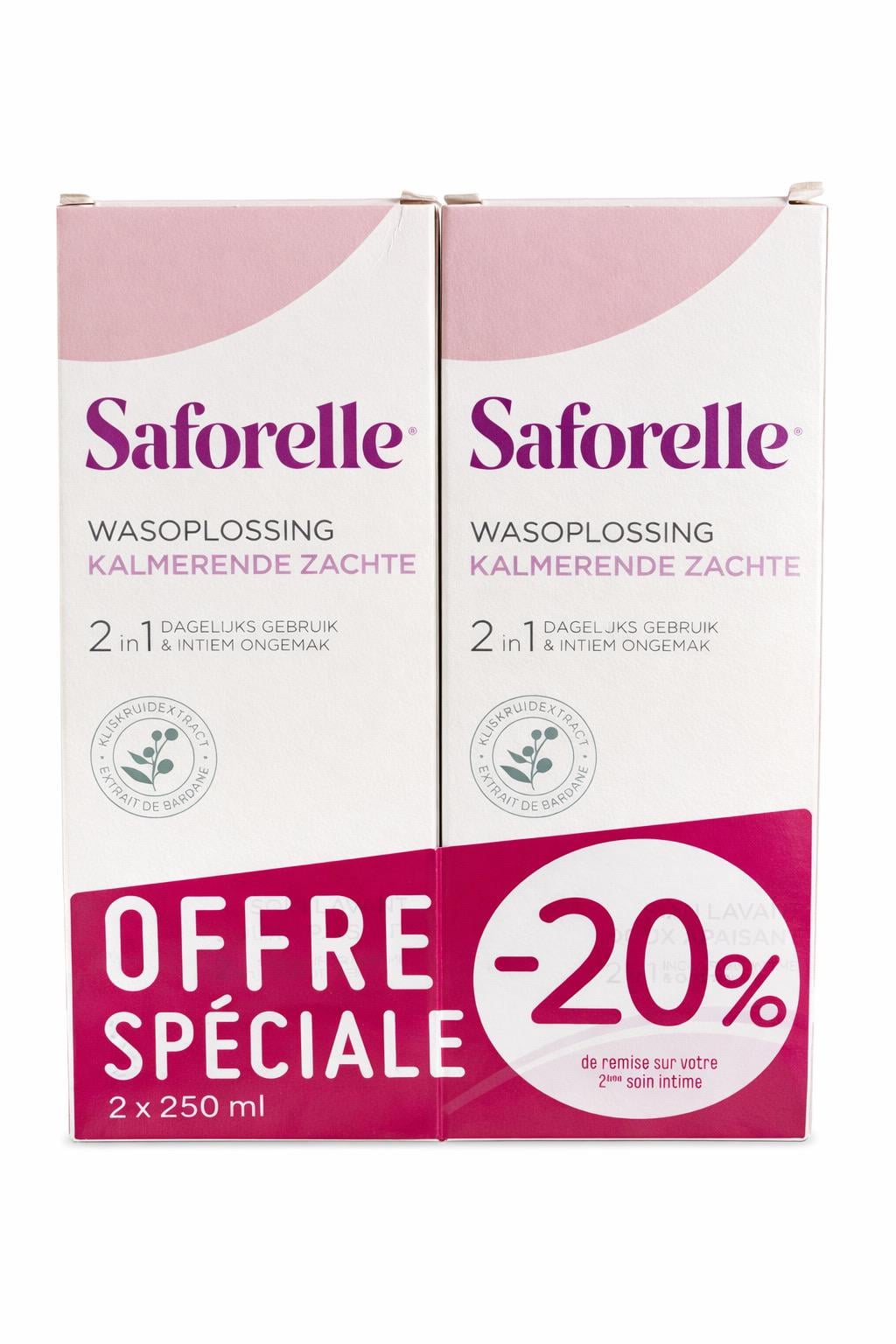 Набір засобу для інтимної гігієни Saforelle Gentle Soothing Cleansing Care 2х250 мл