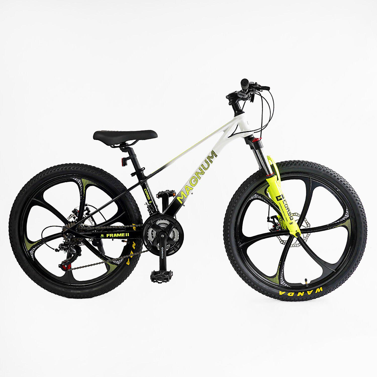 Велосипед спортивный Corso MAGNUM 24" MN-24637 (24043281) - фото 1 Велосипед спортивный Corso MAGNUM 24" MN-24637 (24043281) - фото 1