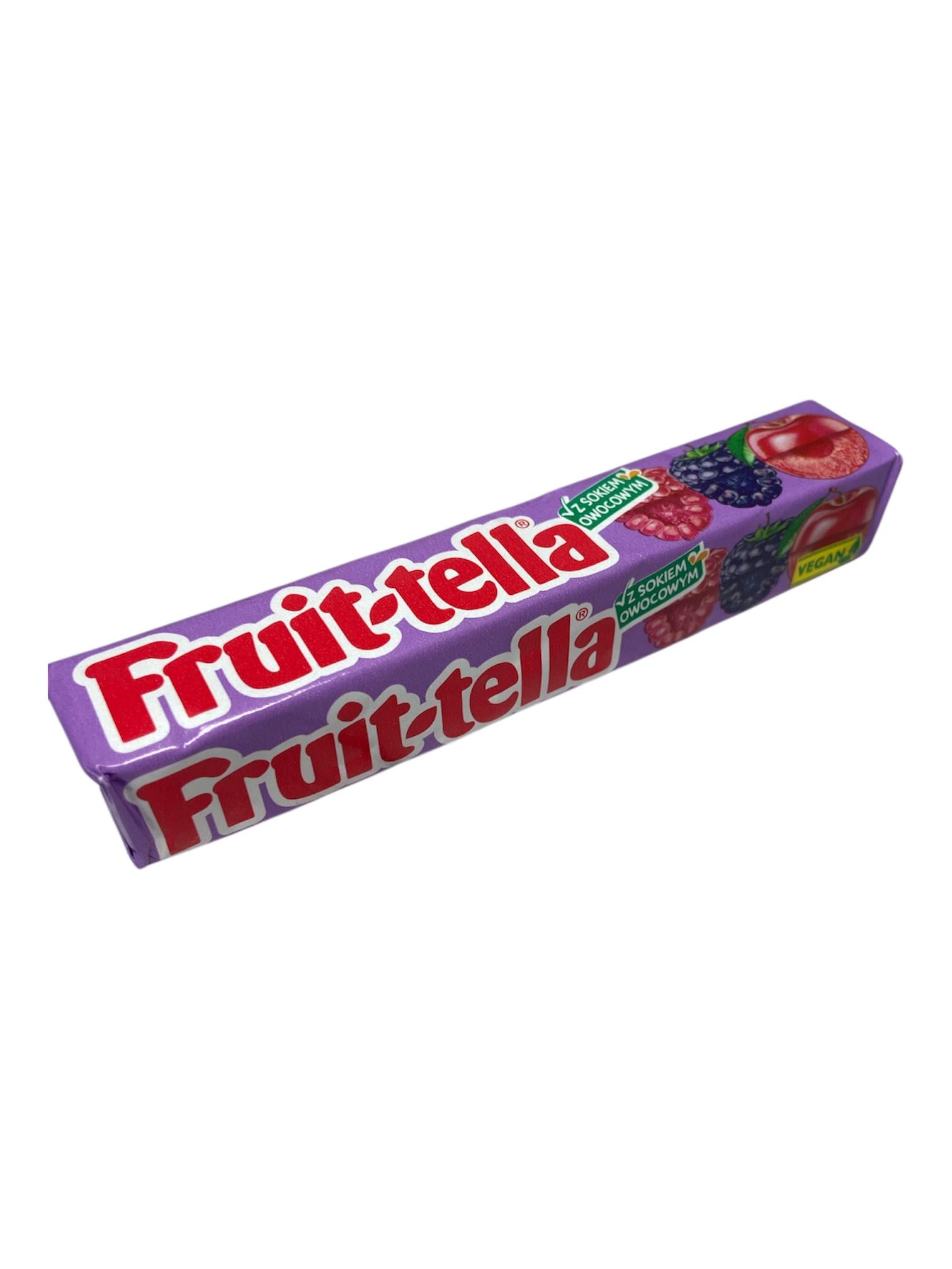Цукерки жувальні Fruit-tella зі смаком ягід та вишні 41 г (60883)