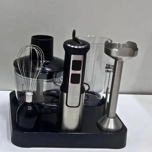 Блендер погружной Rainberg RB 2296 6в1 с чашей на подставке 1200 Вт (ML-04179)