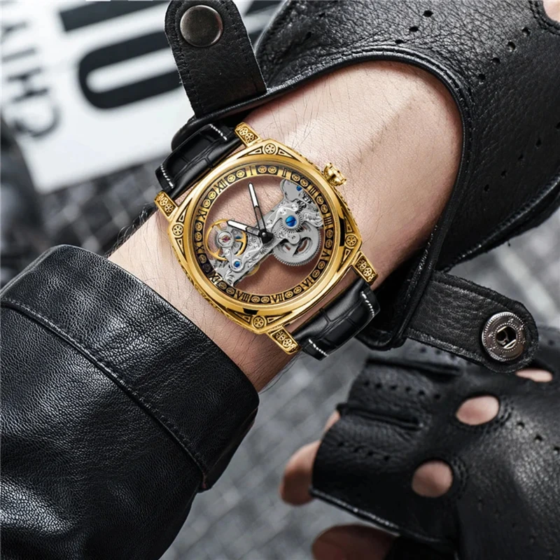 Наручний годинник Forsining 8263 Gold - фото 3