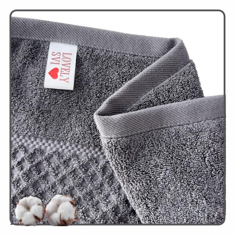 Полотенце банное Lovely Svi Diamond Grid хлопок жаккард 70х140 см Серый (541124) - фото 2 Полотенце банное Lovely Svi Diamond Grid хлопок жаккард 70х140 см Серый (541124) - фото 2