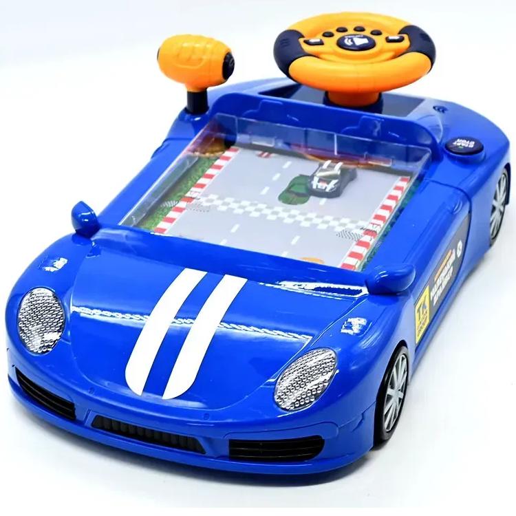 Інтерактивний автотренажер "Маленький Драйвер" симулятор автоперегонів з рухомим кермом/звуком та підсвіткою (28443953)