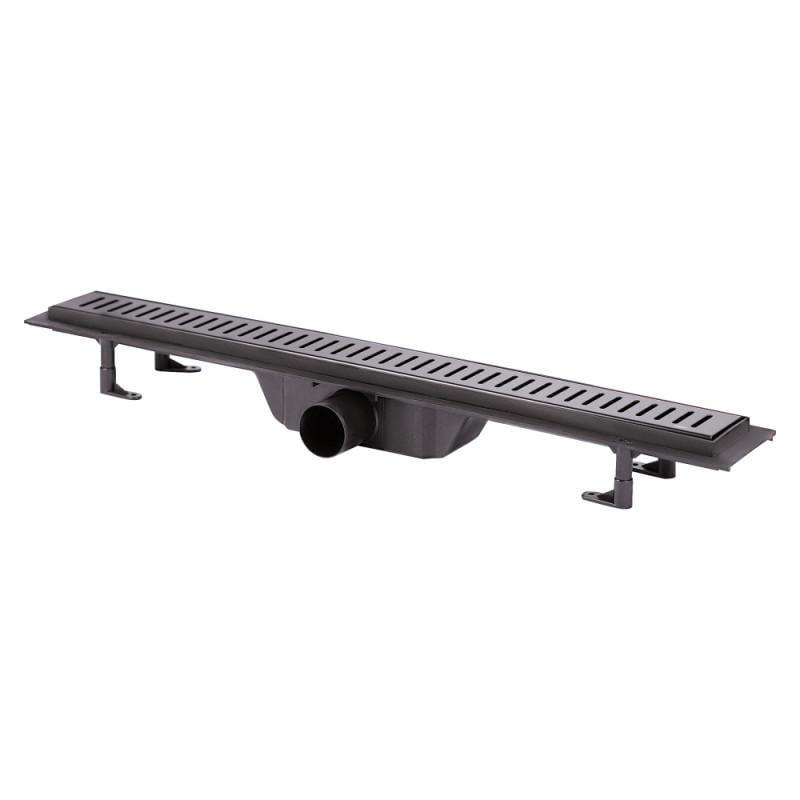 Трап линейный Q-tap Dry FA304-700MBLA с сухим затвором 700 мм (10048)