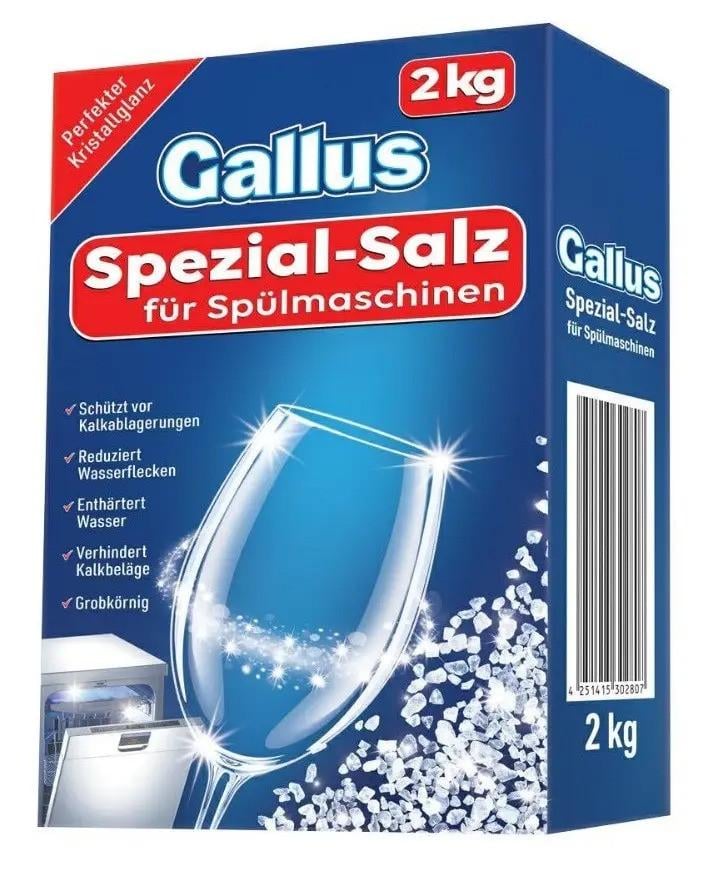 Сіль для посудомийних машин Gallus Spezial Salz 2 кг (1642173152)