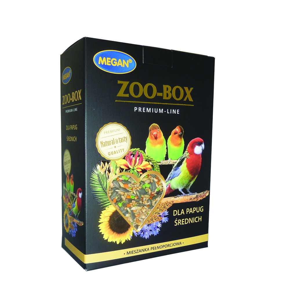 Корм для середніх папуг Zoo-Box Megan 750 г