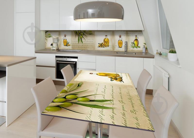 Наклейка 3Д виниловая на стол Zatarga «Золото в бутылках» 600х1200 мм для домов, квартир, столов, кофейн, кафе Наклейка 3Д виниловая на стол Zatarga «Золото в бутылках» 600х1200 мм для домов, квартир, столов, кофейн, кафе