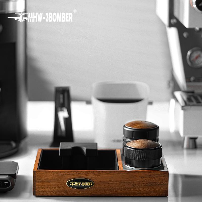 Станція MHW-3BOMBER 51-58 мм для темперування кави з нокбоксом дерев'яна Горіх (CH5434) - фото 9 Станція MHW-3BOMBER 51-58 мм для темперування кави з нокбоксом дерев'яна Горіх (CH5434) - фото 9