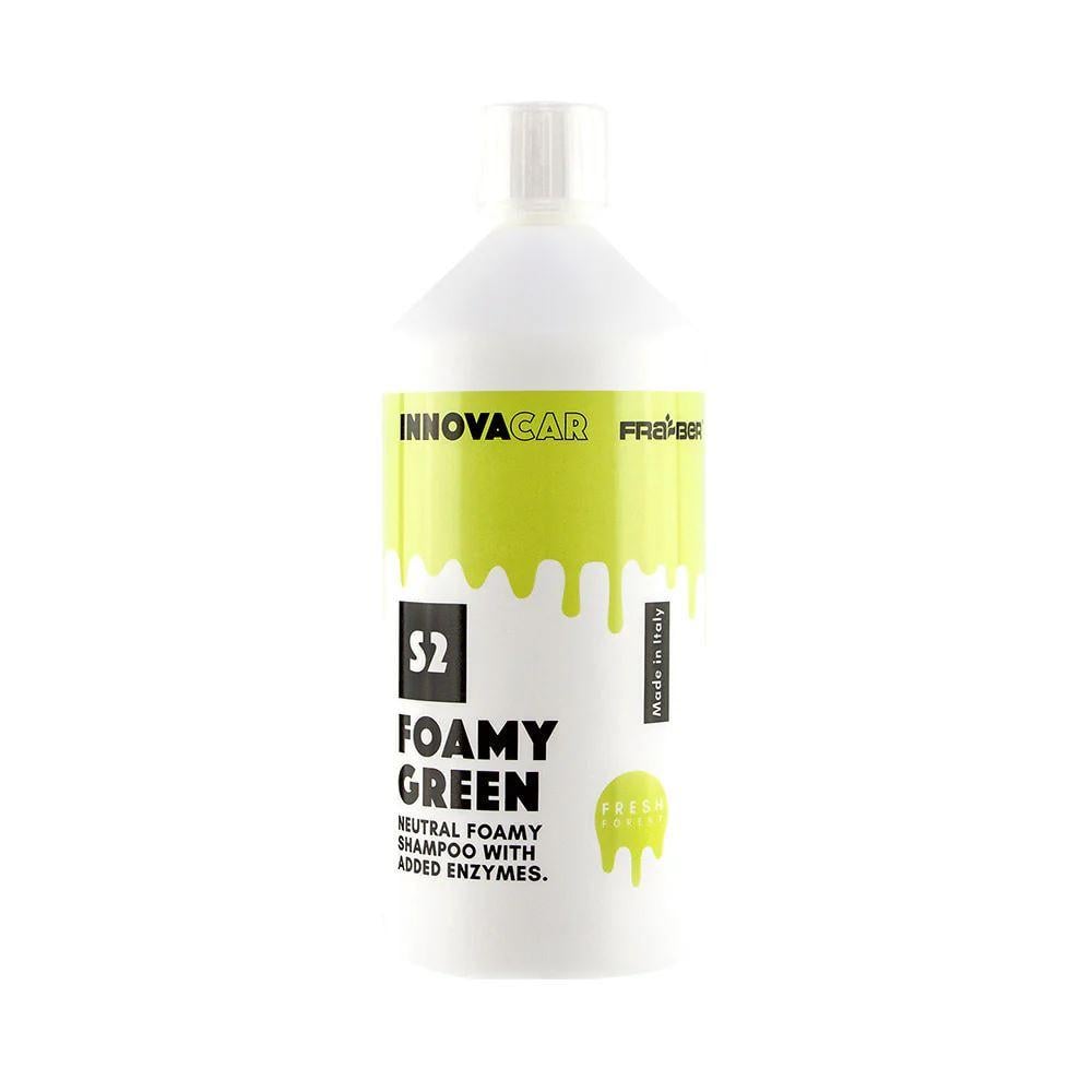 Шампунь для ручной мойки Innovacar S2 Foamy Color Green Snow Foam 1 л Зеленый