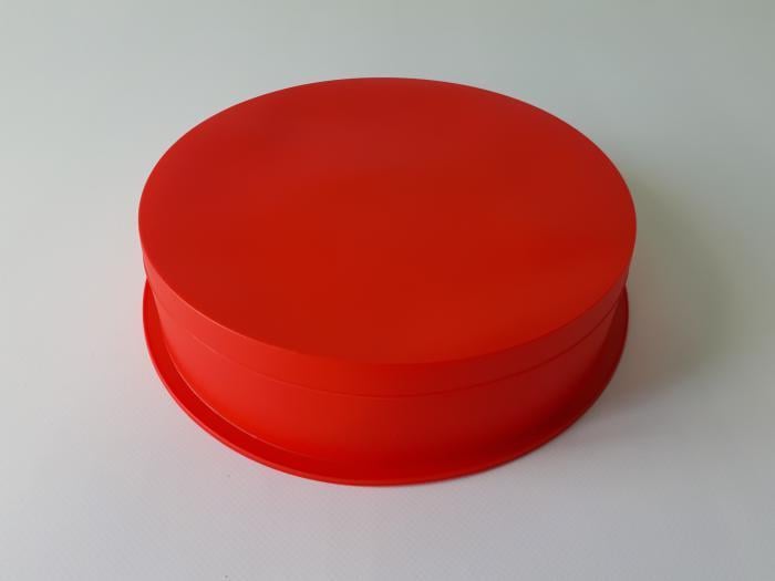 Форма кондитерская для выпечки пирога круглая силиконовая d 22 см h 5,5 см