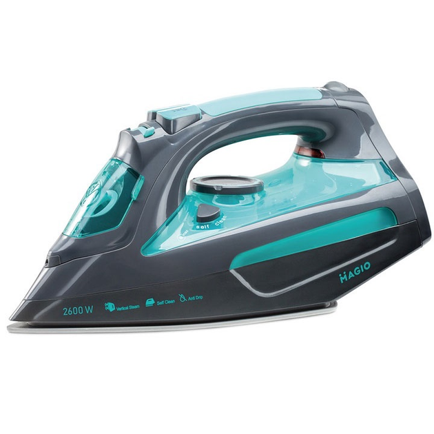 Утюг с регулятором нагрева Magio MG-533 сетевая с керамической подошвой Серый (GR-05198)