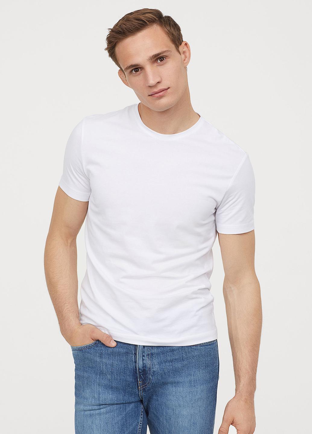 Футболка H&M S Белый (624684b45)