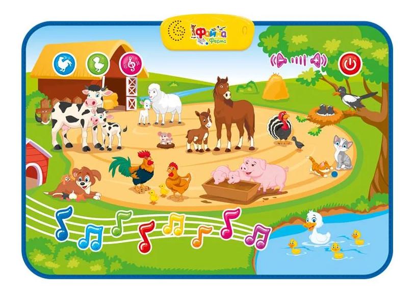 Інтерактивний музичний килимок Limo Toy М 3455 Ферма (3455)
