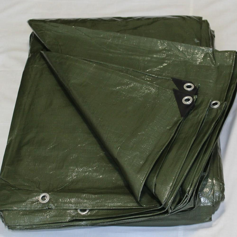 Тент водостойкий универсальный 10х15 м (+-5%) 130 г/м2 Темно-зеленый (Tarpaulin 710033)