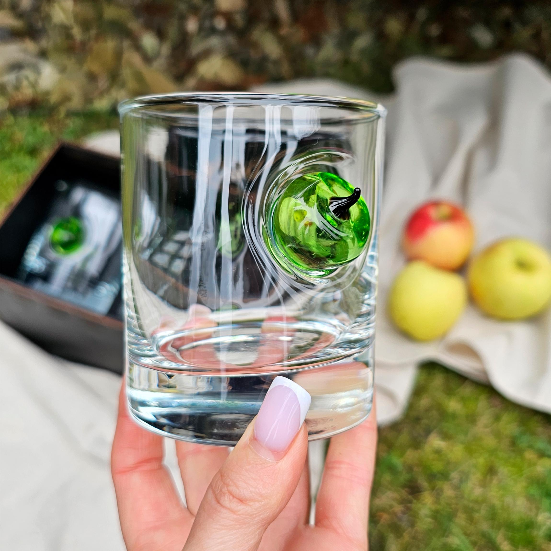 Набор на 2 стакана с яблоками (29734108) - фото 3 Набор на 2 стакана с яблоками (29734108) - фото 3