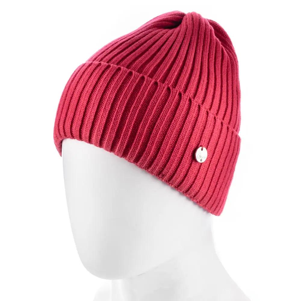 Шапка женская луковычка из вискозы ATRICS WH893 Красный