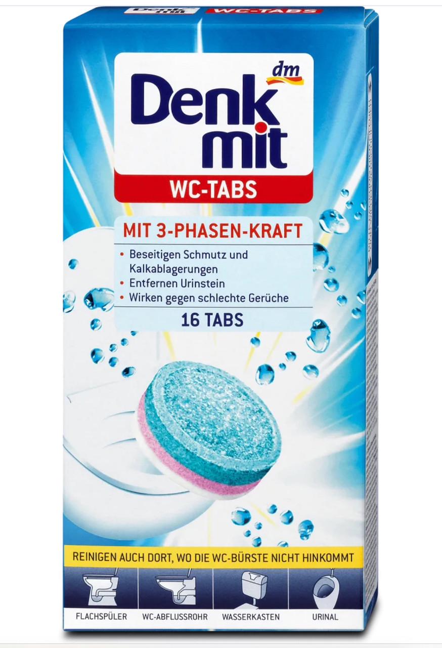 Таблетки для чистки унитаза DenkMit 16 шт. (2276777212)