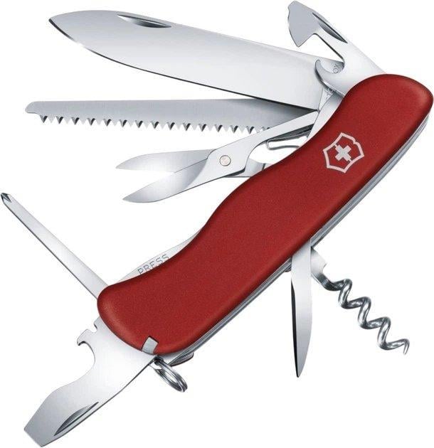 Нож швейцарский Victorinox Outrider Red 0.8513 складной мультитул 14 функций Красный